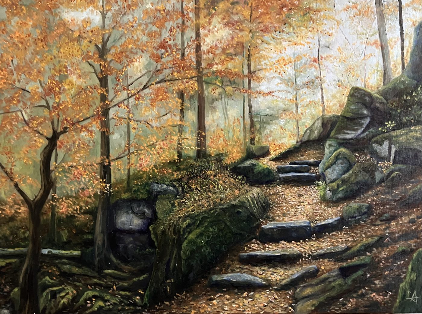 Création originale de Bruno Leprêtre — forêt en automne
